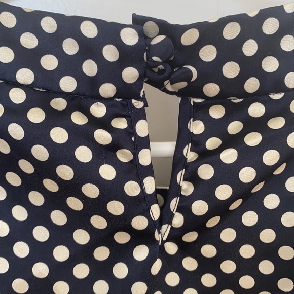 BCBG Navy Tieback Top - LIKE NEW - Picture 3 of 6